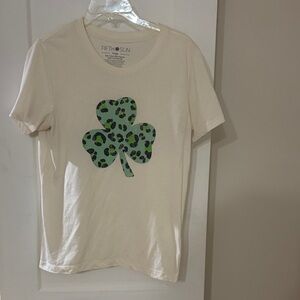 Leopard Print Clover Tee